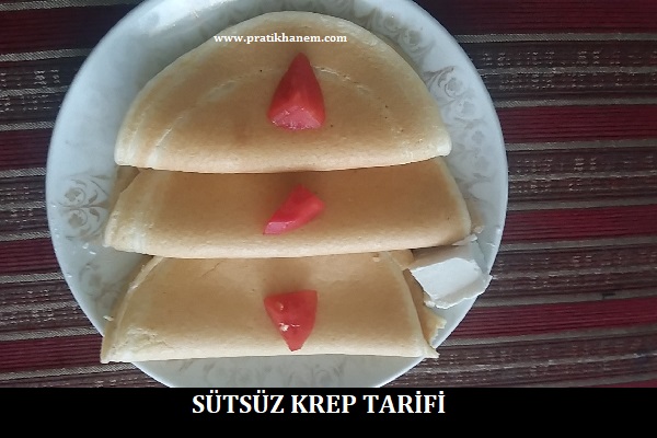 Sütsüz Krep Tarifi